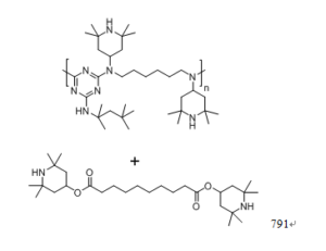 Structure de Tinuvin 791